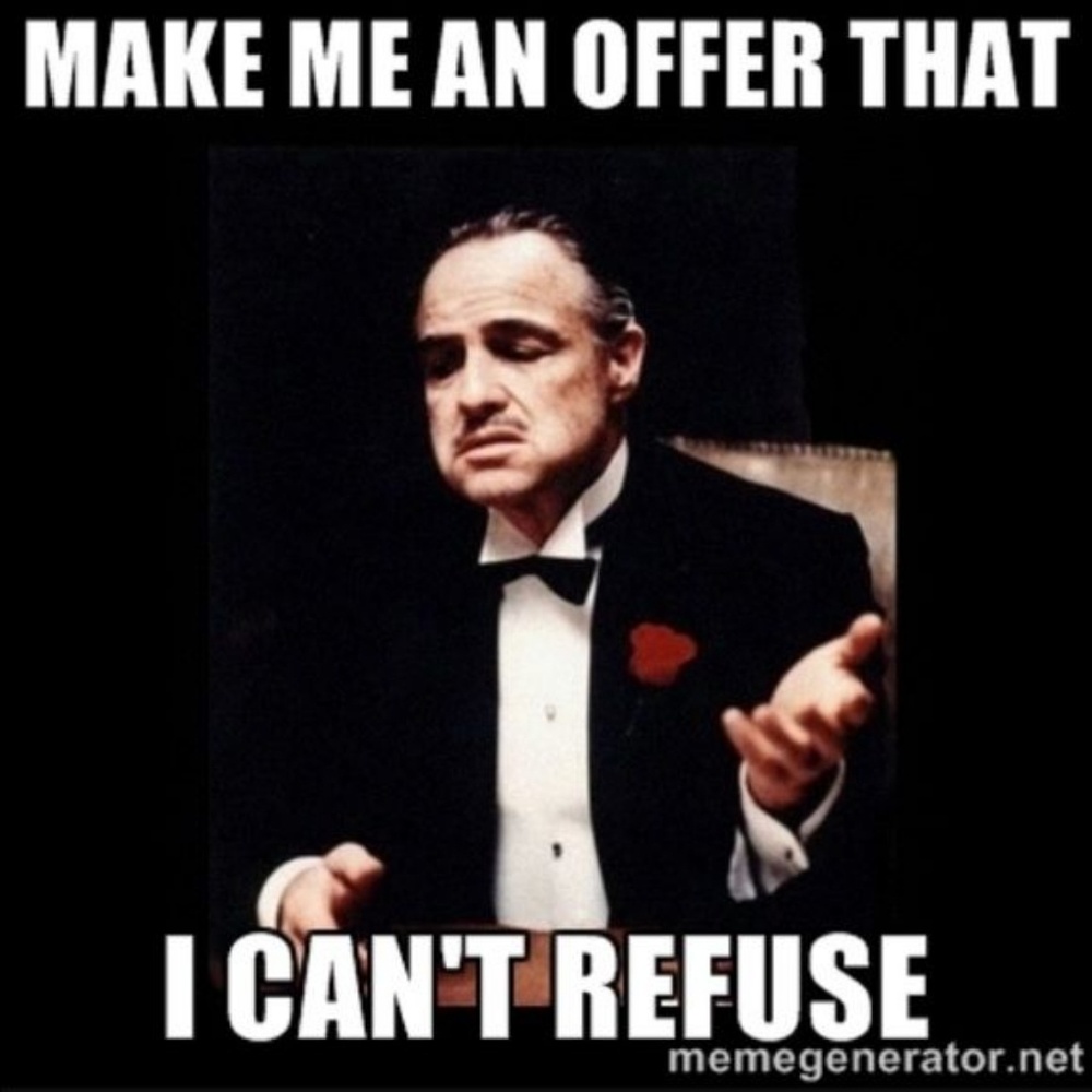 Reasonable offers welcomed!